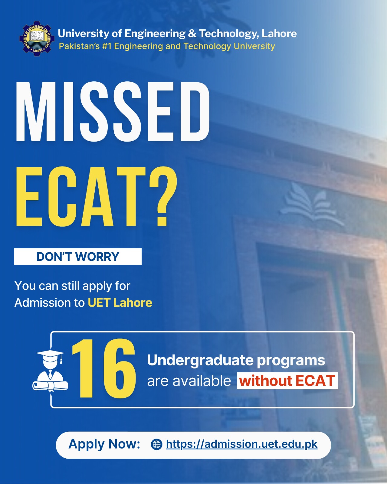 Missed ECAT? You Still Have Options!