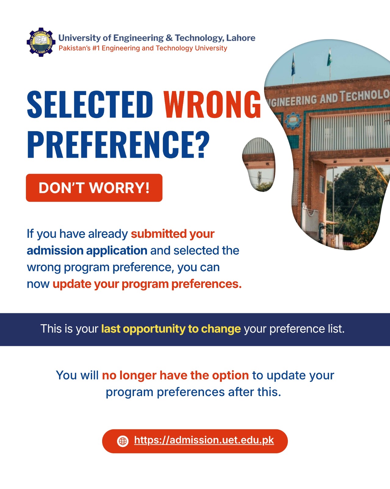 Selected the Wrong Program Preference? Update It Before the Final Deadline!